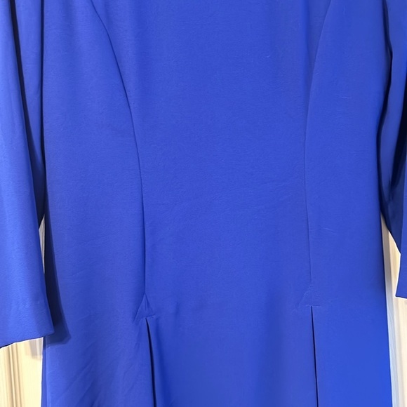 Warren Petites New York Royal Blue Suit Jacket Dress 10P - Picture 6 of 6
